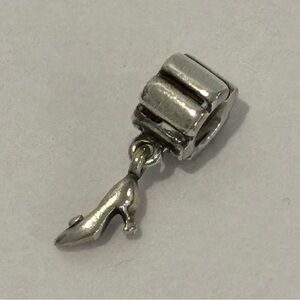 PANDORA High heel shoe dangle bead sterling silver charm marked 925 ALE